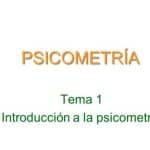 Introducción A La Psicometría. Definición Y Características